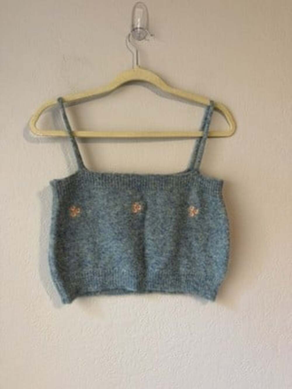 Listicle Women's Cami Tank Top Cottagecore floral embroidery boho festival Small